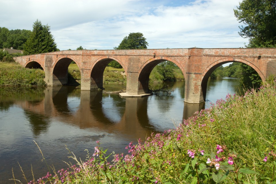 You can walk to Brobury Bridge from the house. There is a 'beach' here where people swim. Activity holidays in Herefordshire | Monnington House and Cottages