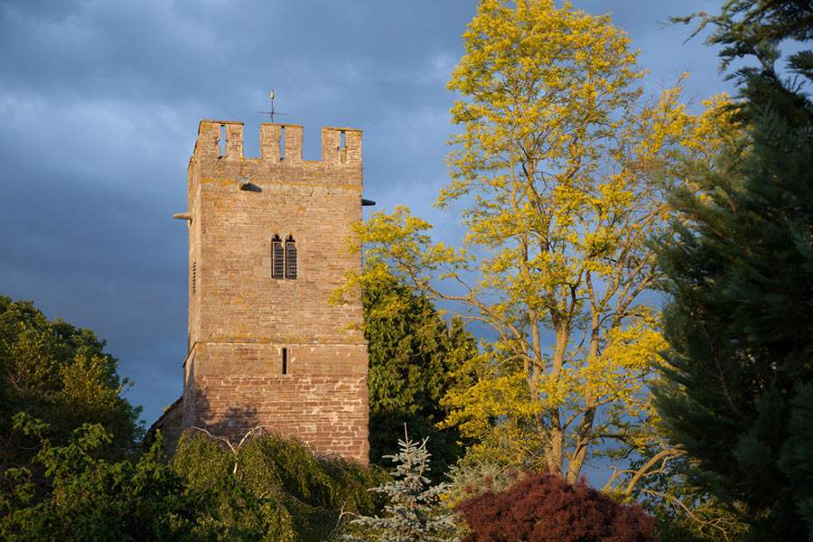 This is our local church St Marys Monnington on Wye which is within walking distance of the house