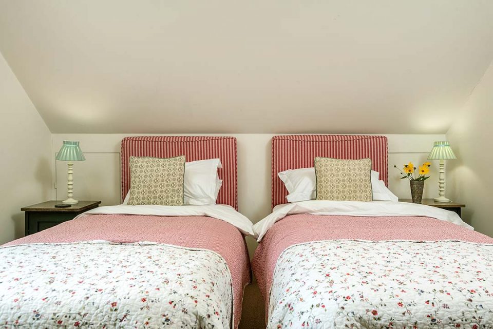 China White bedroom in the cottage