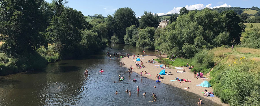 Brobury Beach River Wye