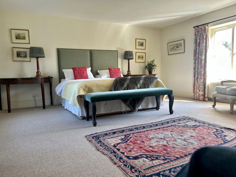 Panpantum Bedroom - Monnington House: Large Holiday Homes Herefordshire - Dog Friendly, Sleeps 6-24