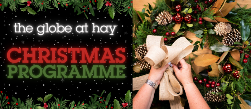 Christmas programme at The Globe, Hay on Wye.